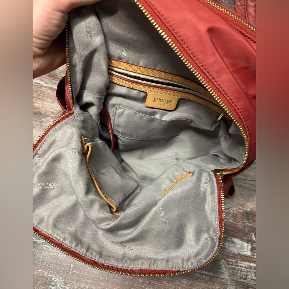 MZ Wallace | GUC Jordan Rust Backpack Multi Pocket - Picture 5 of 10